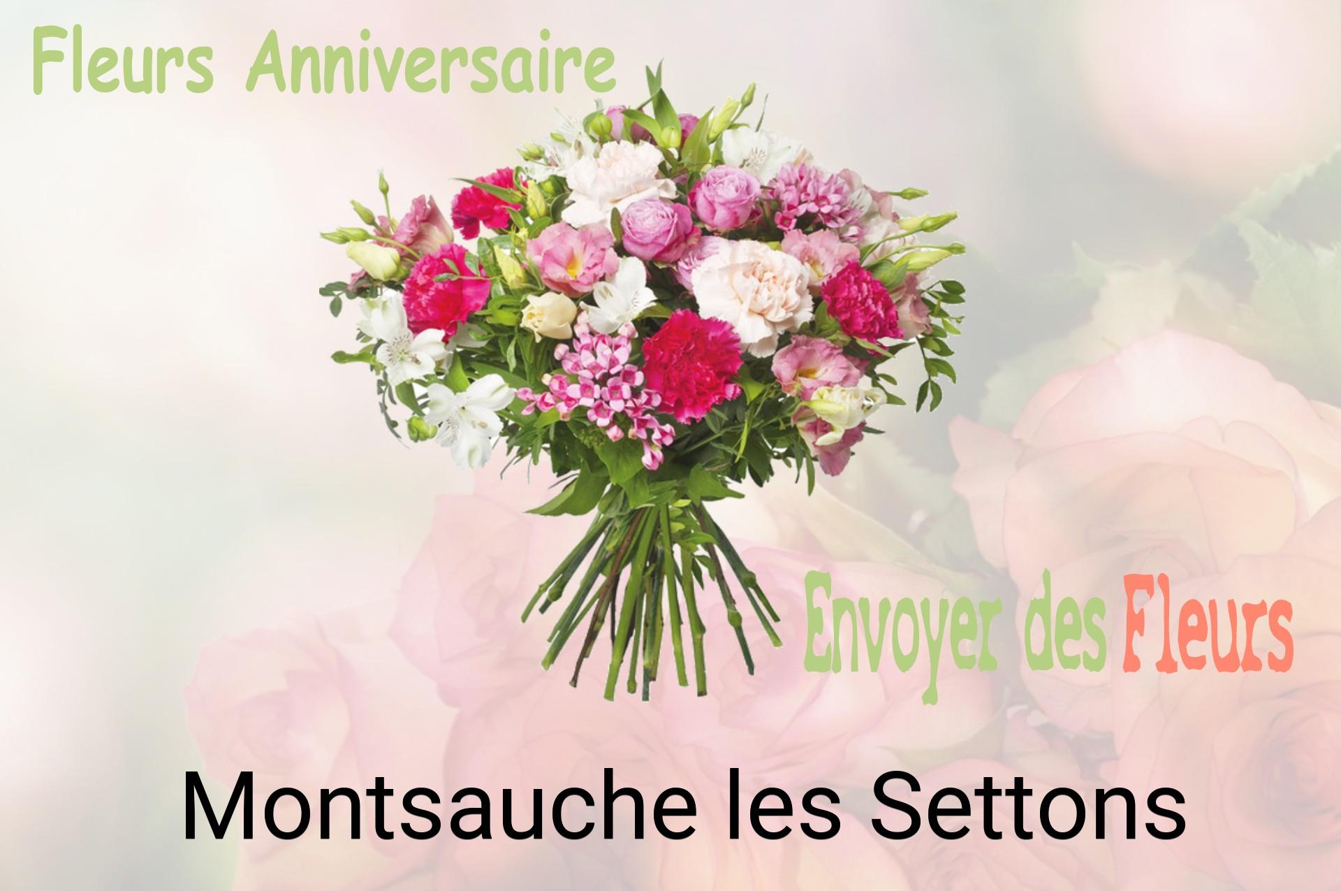 Bouquet de fleurs d’anniversaire livré à Montsauche-les-Settons