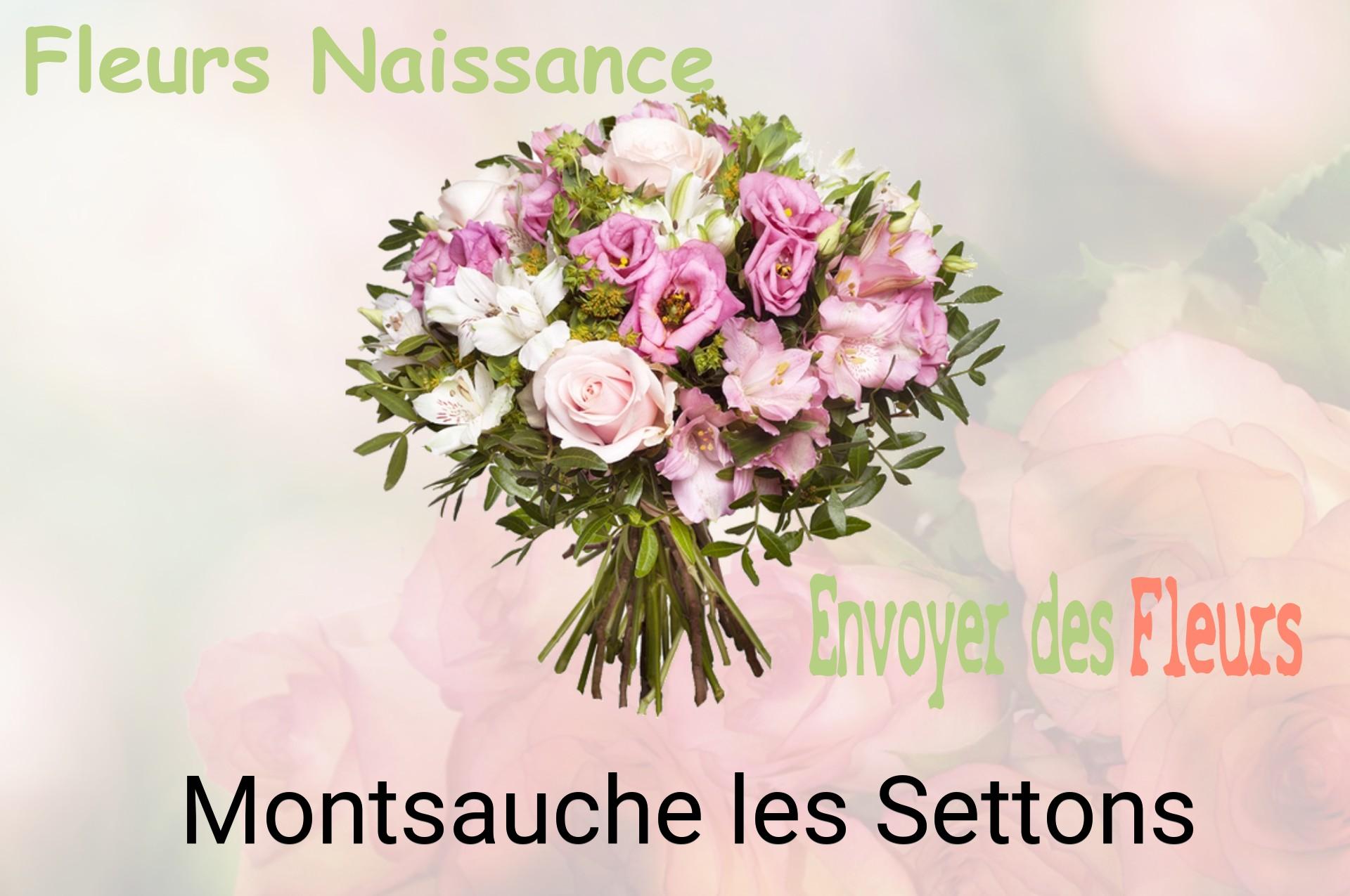 Bouquet de fleurs de naissance livré à Montsauche-les-Settons